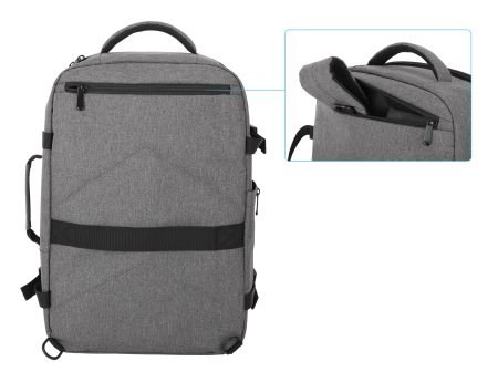 Manhattan 440370 torba na laptop 43,9 cm (17.3") Plecak Szary