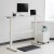 Biurko ręczna regulacja wys  Ergo Office, max 40 kg, max wys 117cm,  z blatem do pracy stojąco siedzącej, ER-401 W