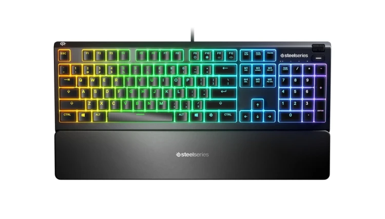 SteelSeries Apex 3 Gaming Keyboard, US Layout, Wired, Black SteelSeries Apex 3  Gaming keyboard IP32 water resistant for protection against spills, Cu