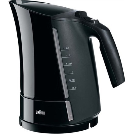 Czajnik elektryczny Braun WK 300 Black (2200W 1.7l; kolor czarny)