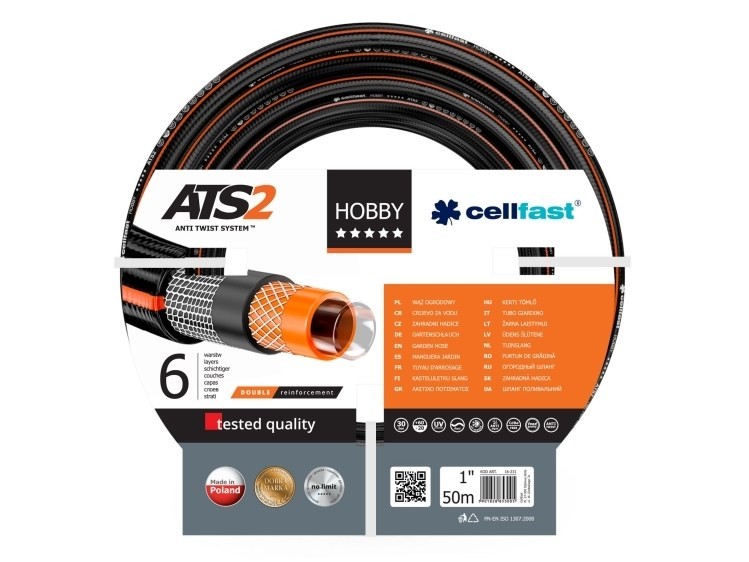 CELLFAST WĄŻ OGRODNICZY HOBBY ATS 1" 50mb... .