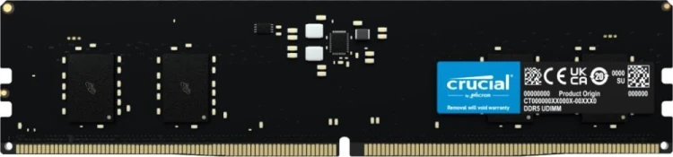 Crucial CT8G48C40U5 moduł pamięci 8 GB 1 x 8 GB DDR5 4800 MHz Korekcja ECC
