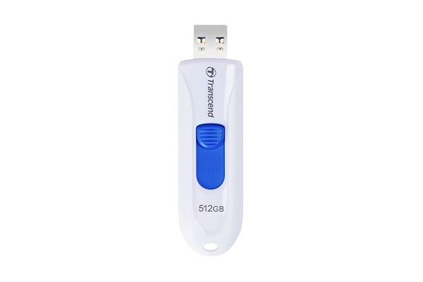 Transcend JetFlash 790 pamięć USB 512 GB USB Typu-A 3.2 Gen 1 (3.1 Gen 1) Czarny, Biały