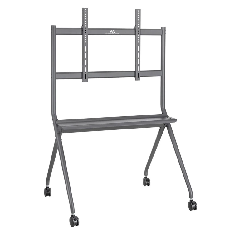 Wózek na kółkach na TV Maclean, 50"-86" mobilny uchwyt / wieszak do TV do biura, 120kg, MC-977