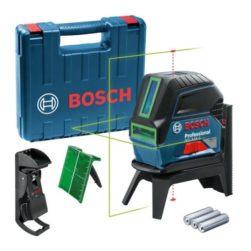 Bosch GCL 2-15 G Niwelator liniowy/poziomowy 10 m 500-540 nm (< 10 mW)