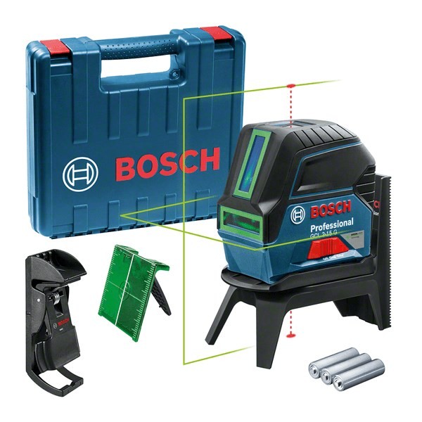 Bosch GCL 2-15 G Niwelator liniowy/poziomowy 10 m 500-540 nm (< 10 mW)