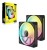 Corsair CO-9051028-WW system chłodzenia komputerów Obudowa komputera Wentylator 14 cm Czarny 2 szt.