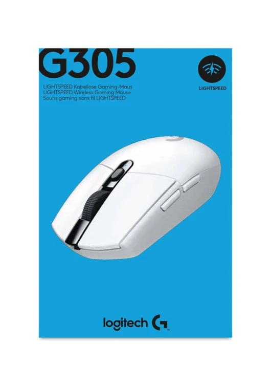Mysz bezprzewodowa LOGITECH G305 910-005291 Lightspeed Biała