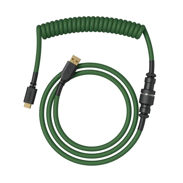 Glorious Gaming GLO-KB-ACC-CBL-COIL-FGRN kabel klawiatury/myszy Zielony 1,4 m