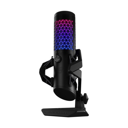 ASUS ROG Carnyx USB Gaming Microphone (25mm condenser capsule, 192kHz/24-bit, cardioid, high-pass filter, built-in pop filter, metal shock mount, one-