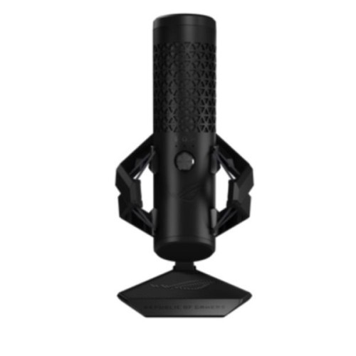 ASUS ROG Carnyx USB Gaming Microphone (25mm condenser capsule, 192kHz/24-bit, cardioid, high-pass filter, built-in pop filter, metal shock mount, one-