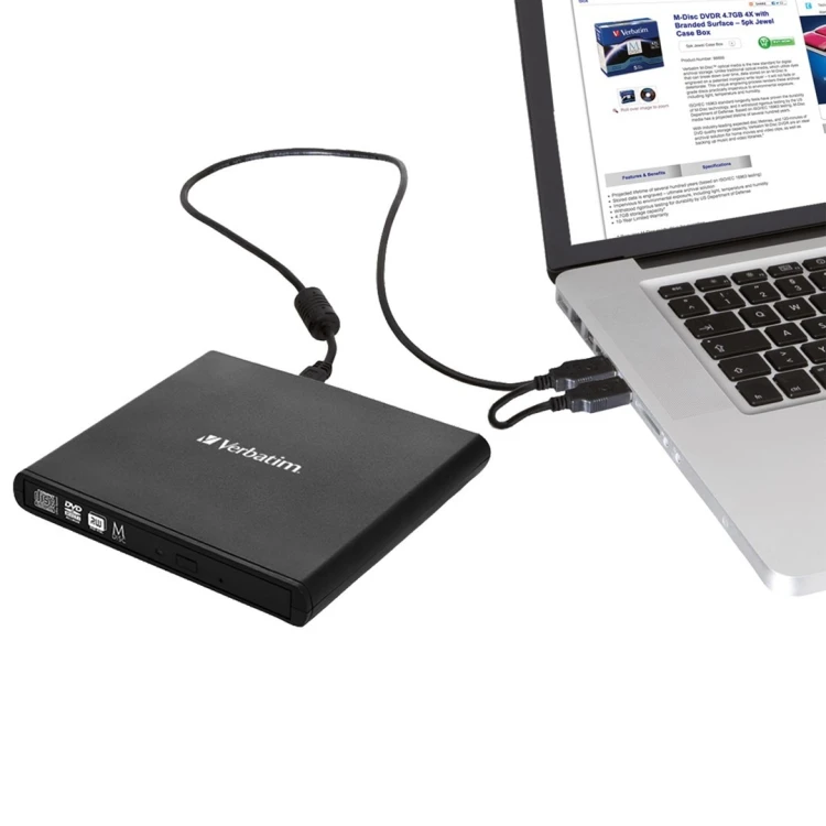 Nagrywarka DVD-REC Slimline Verbatim 98938 USB 2.0