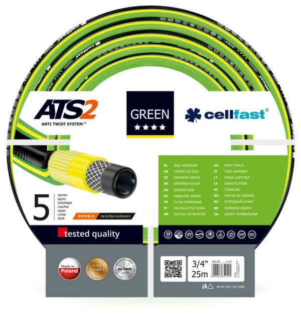 Wąż ogrodowy CELLFAST Green ATS2 15-120 (25000 mm)