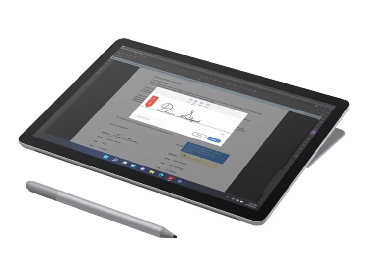 Tablet Microsoft Surface Go 4 Intel® N 128GB 26,7cm (10.5") 8GB Wi-Fi 6 (802.11ax) Windows 11 Pro Platyna