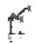Neomounts DS70-750BL2 uchwyt/stojak do monitorów 68,6 cm (27") Biurko Czarny