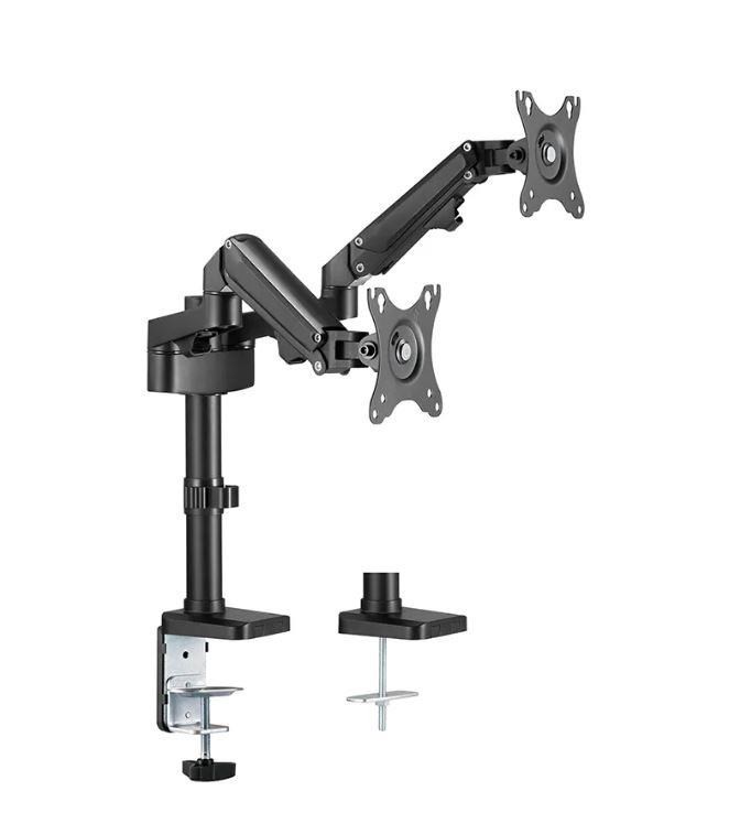 Neomounts DS70-750BL2 uchwyt/stojak do monitorów 68,6 cm (27") Biurko Czarny
