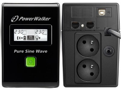 Zasilacz UPS POWER WALKER VI 800 SW FR (TWR; 800VA)