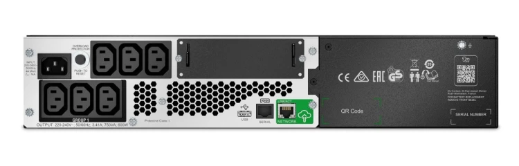 APC Smart-UPS Lithium Ion Short Depth 750VA 230V with SmartConnect zasilacz UPS Technologia line-interactive 0,75 kVA 600 W 6 x gniazdo sieciowe