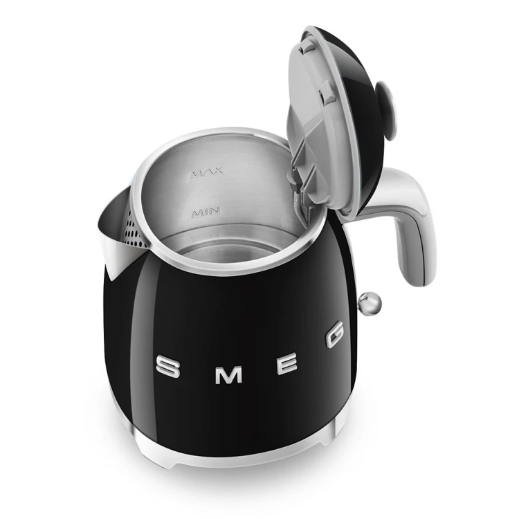 Czajnik SMEG mini 0,8L czarny Schwarz (KLF05BLEU)