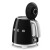 Czajnik SMEG mini 0,8L czarny Schwarz (KLF05BLEU)