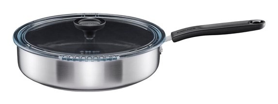 Patelnia 26cm z powłoką ceramiczną z pokrywką Functional Form