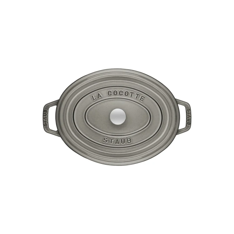 Garnek żeliwny owalny STAUB 40509-317-0 - grafitowy 4.2 ltr