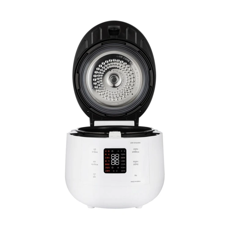 Urządzenie do gotowania ryżu z kukułką + parowar 1,08l biały CRP-ST0609F
