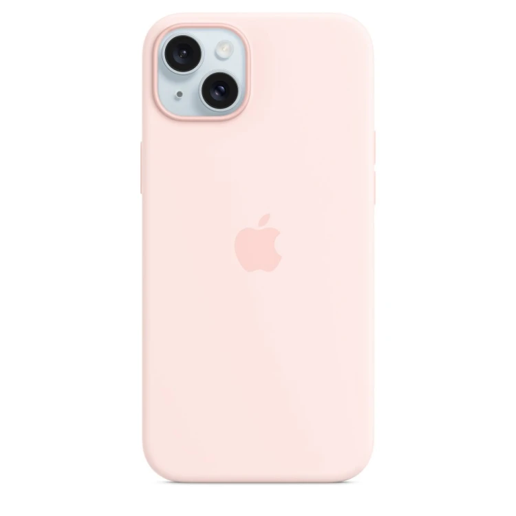 Silikonowe etui Apple z MagSafe Light Pink, do iPhone 15 Plus, MT143ZM/A