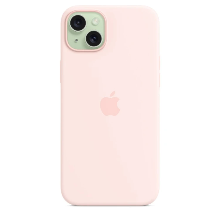 Silikonowe etui Apple z MagSafe Light Pink, do iPhone 15 Plus, MT143ZM/A