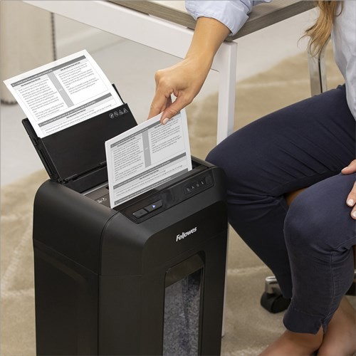 Niszczarka Fellowes AutoMAX 90M Mini-Cut (4633601) czarna