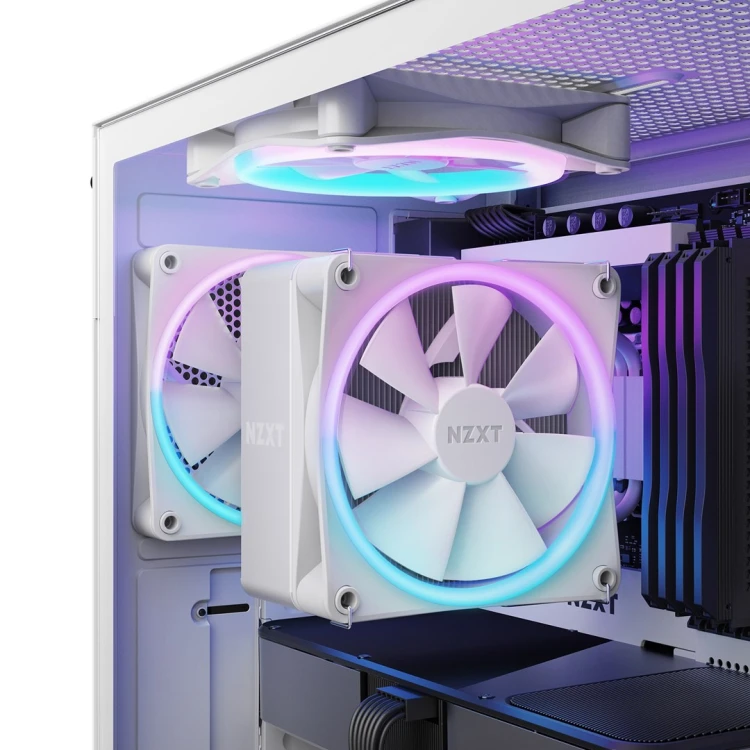 NZXT T120 RGB Procesor Chłodnica powietrza 12 cm Biały 1 szt.