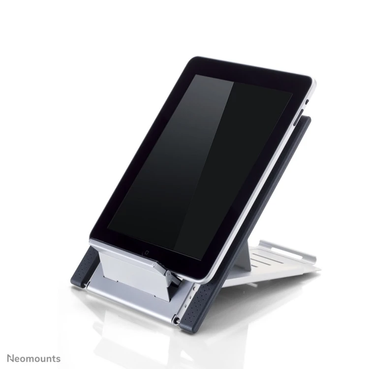 Neomounts NSLS100 stojak na laptop Półka wysięgnikowa na notebooka Srebrny 55,9 cm (22")