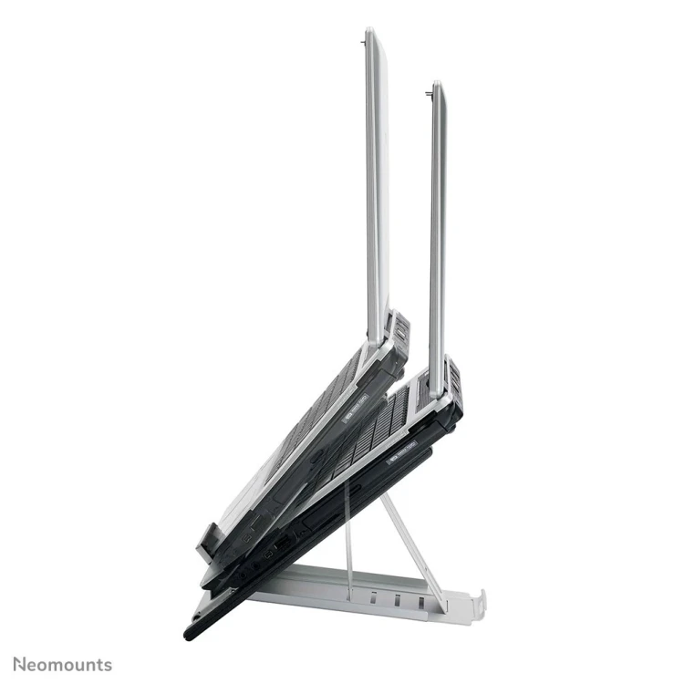 Neomounts NSLS100 stojak na laptop Półka wysięgnikowa na notebooka Srebrny 55,9 cm (22")