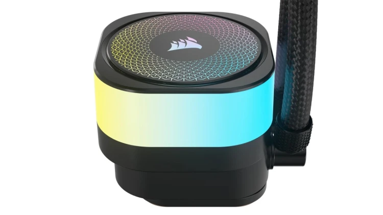Corsair iCUE LINK TITAN RX RGB Procesor Chłodnica cieczy all-in-one 14 cm Czarny 1 szt.