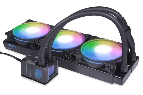 Alphacool Eisbaer Pro Aurora 360 Procesor Chłodnica cieczy all-in-one 12 cm Czarny, Biały 1 szt.