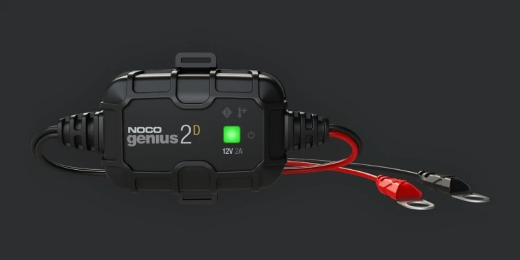 GENIUS2DEU 2A Direct-Mount Battery Charger