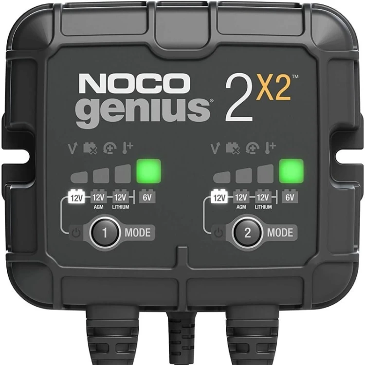 GENIUS2X2 4A 2-Bank Battery Charger