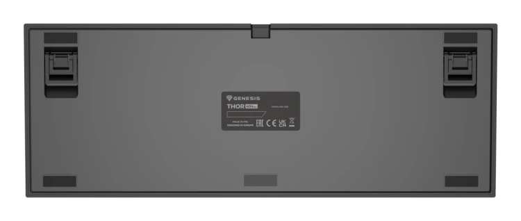 GENESIS Thor 404 TKL klawiatura Gaming USB QWERTY Niemiecki Czarny