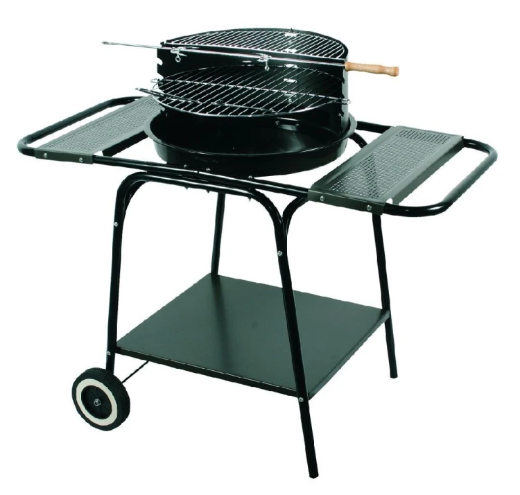 MASTER GRILL OKRĄGŁY RUCHOMY Z DWIEMA PÓŁKAMI MG906