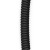 Glorious GMMK Coiled Cable Phantom Black, Spiralkabel, USB-C/USB-A, czarny