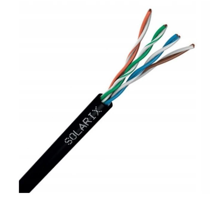 Kabel instalacyjny Solarix CAT5E UTP PE FC