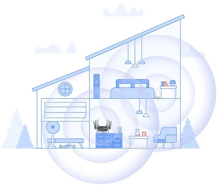 Wzmacniacz sieciowy D-Link AX1800 Mesh Wi-Fi 6 Range Biały 100, 1000 Mbit/s