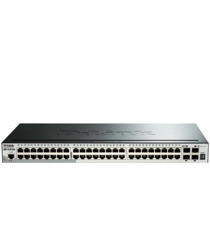 D-Link DGS 1250-52X - Przełącznik - Inteligentny - 48 x+ 4 10 Gigabit SFP+ - Przełącznik - Światłowód