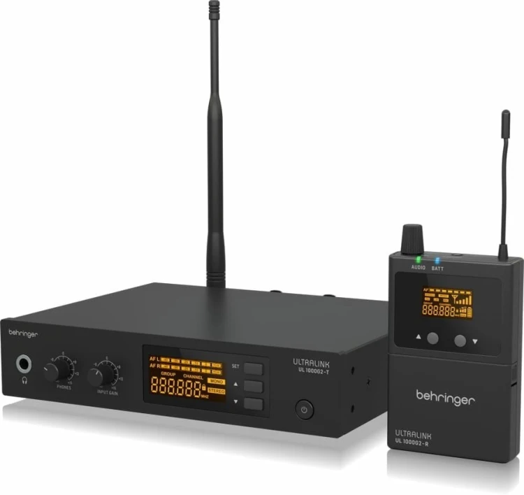 Odsłuch bezprzewodowy IEM UHF Behringer UL 1000G2