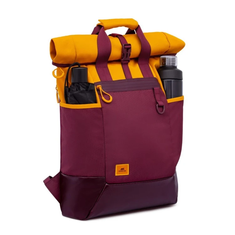 Plecak na laptop 15.6" 25L Rivacase 5321 bordowo-żółty