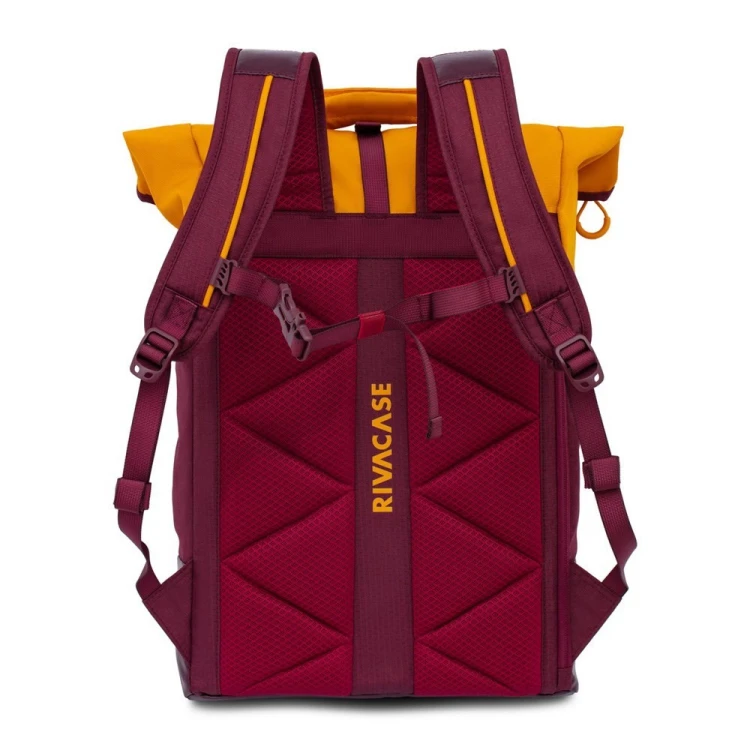 Plecak na laptop 15.6" 25L Rivacase 5321 bordowo-żółty