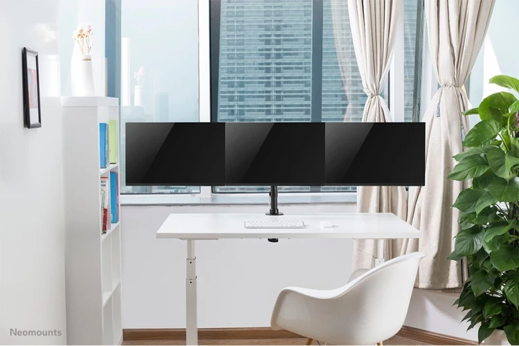 Uchwyt biurkowy do monitora 10-27" NM-D135D3BLACK NEWSTAR
