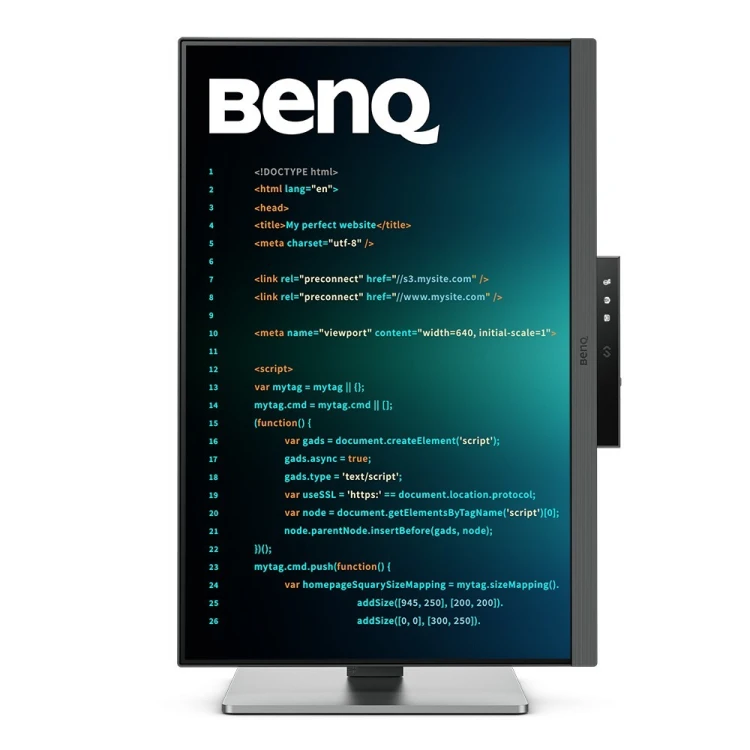 BenQ RD240Q monitor komputerowy 61,2 cm (24.1") 2560 x 1600 px WQXGA LCD Czarny