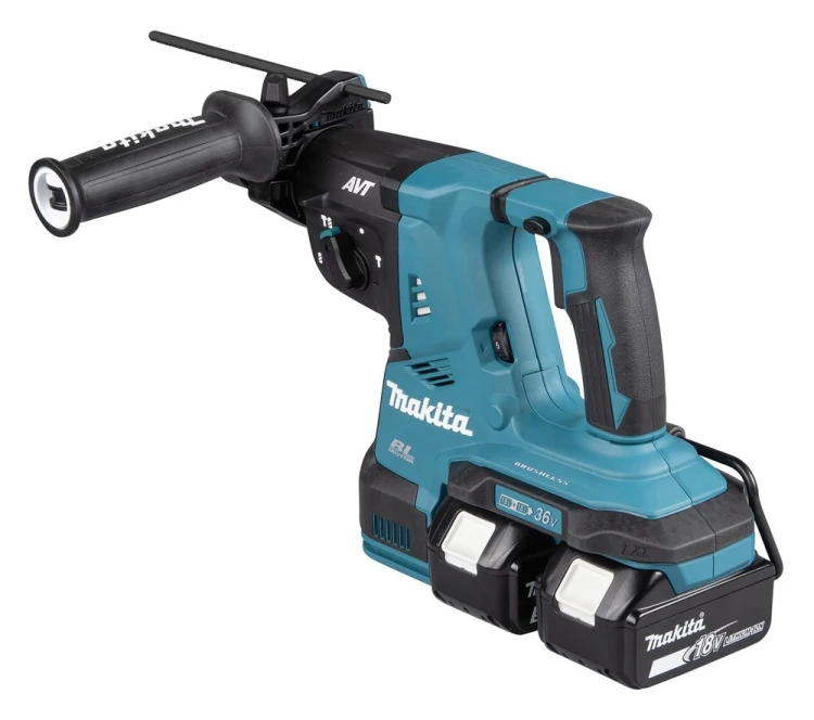 Makita Młotowiertarka 2x18V DHR281PT2J 2,9J 2x5,0Ah BL + uchwyt
