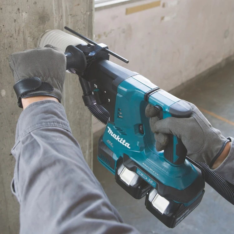 Makita Młotowiertarka 2x18V DHR281PT2J 2,9J 2x5,0Ah BL + uchwyt